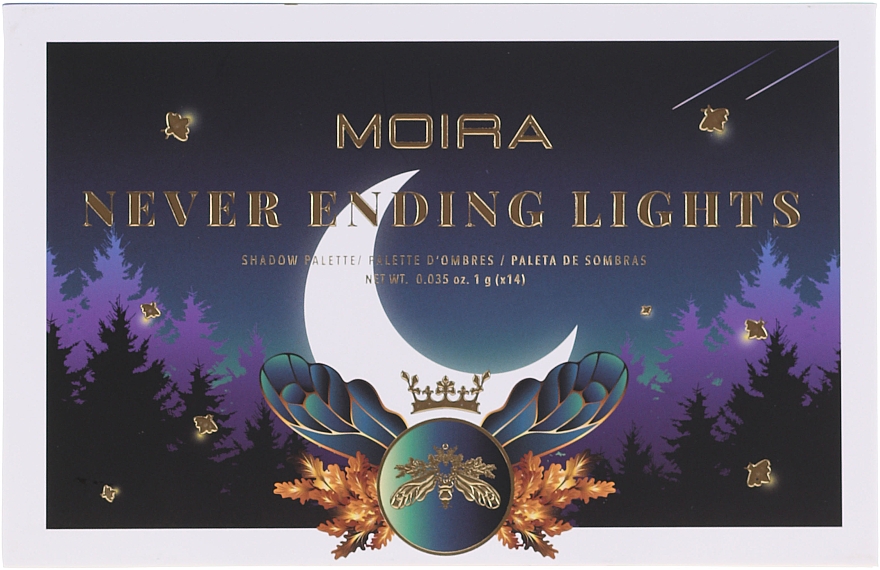 Lidschattenpalette - Moira Never Ending Lights Shadow Palette — Foto N2