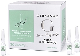 Düfte, Parfümerie und Kosmetik Gesichtsampullen mit Hyaluronsäure - Germinal Deep Action Hyaluronic Acid Ampoules