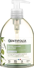 Düfte, Parfümerie und Kosmetik Bio-Naturflüssigseife mit Olivenöl und Kokosnuss - Centifolia Neutral Liquid Soap