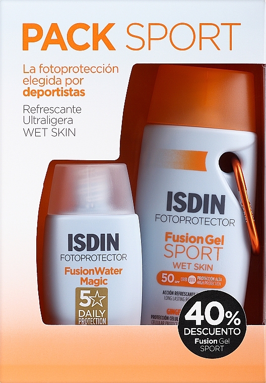 Körperpflegeset - Isdin Fotoprotector (Fusionsgel 100ml + Fusionswasser 50ml) — Bild N1