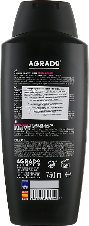 Shampoo Intensiver Glanz - Agrado Intense Glos Shampoo — Bild N4