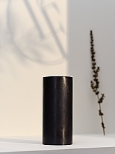 Kerze Zylinder Durchmesser 7 cm Höhe 15 cm - Bougies La Francaise Cylindre Candle Black — Bild N3