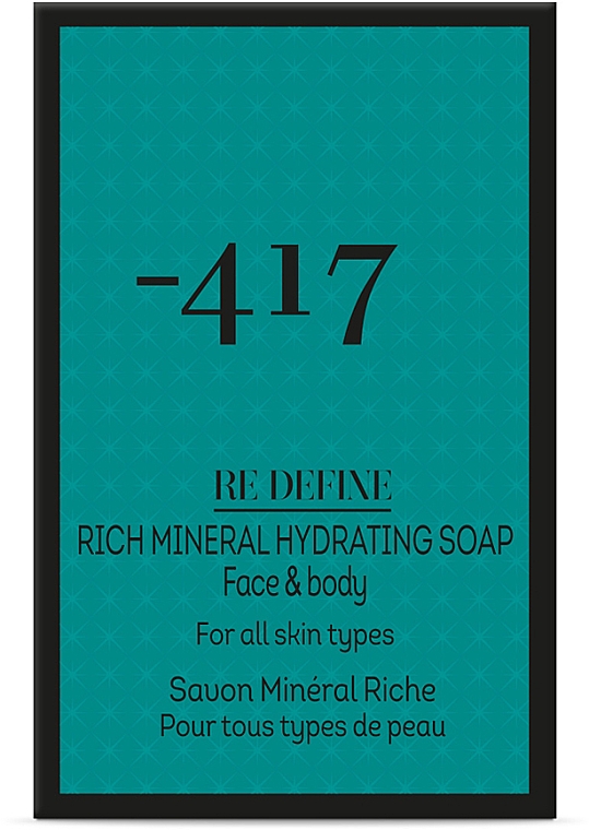 Feuchtigkeitsspendende Mineralseife für Gesicht und Körper für alle Hauttypen - -417 Re Define Rich Mineral Soap — Bild N2