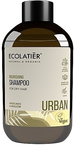 Nährendes Shampoo für trockenes Haar mit Avocado und Malve - Ecolatier Urban Nourishing Shampoo — Bild N1