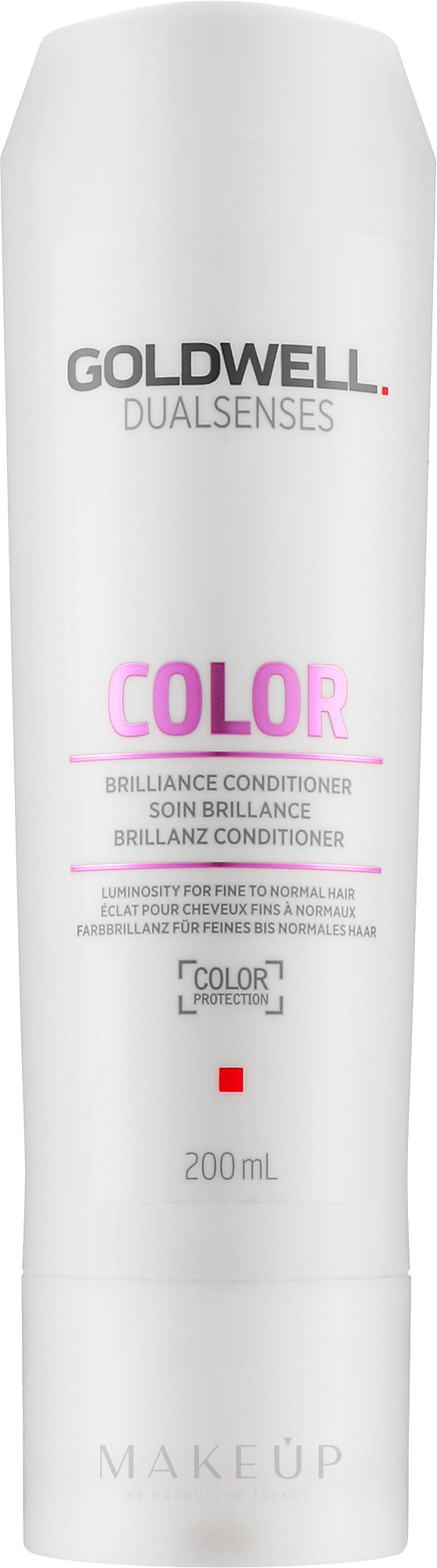 Farbbrillanz für feines bis normales Haar - Goldwell Dualsenses Color Brilliance Conditioner — Bild 200 ml
