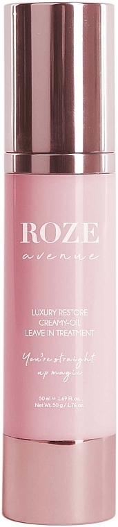 Leave-in-Cremeöl für das Haar - Roze Avenue Luxury Restore Creamy-Oil Leave In Treatment Travel Size — Bild N1