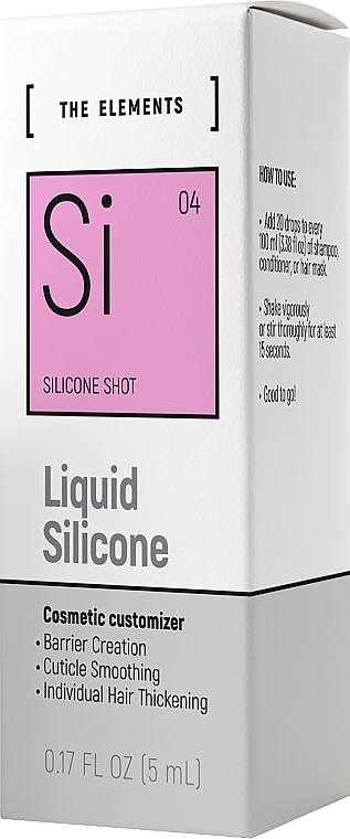 Haarkomplex - Pharma Group Laboratories The Elements Liquid Silicone  — Bild N2