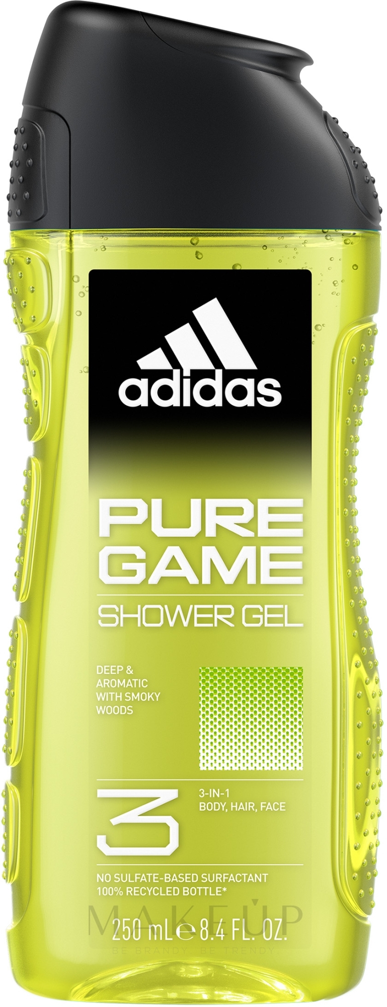 Duschgel für Männer - Adidas Pure Game Hair & Body Shower Gel — Bild 250 ml