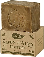 Traditionelle Alepposeife mit Lorbeeröl 1% - Alepia Authentic Tradition Aleppo Soap 1% Laurel — Bild N1