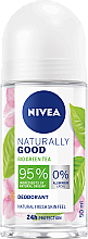 Deo Roll-on - Nivea Naturally Good Deodorant Roll-on Bio Green Tea — Bild N1