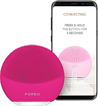Reinigende Smart-Massagebürste für das Gesicht Luna Mini 3 Fuchsia - Foreo Luna Mini 3 Facial Cleansing Brush Fuchsia — Bild N4
