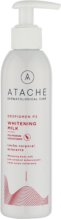 Aufhellende Milch für Hände, Dekolleté und Arme  - Atache Despigmen P3 Whitening Milk  — Bild N1