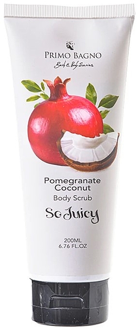 Körperpeeling Granatapfel und Kokosnuss - Primo Bagno Pomegranate Coconut Body Scrub (Tube) — Bild N1