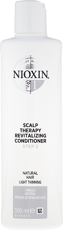 Revitalisierender Conditioner für natürliches Haar mit leichter Ausdünnung - Nioxin Thinning Hair System 1 Scalp Revitalizing Conditioner Step 2