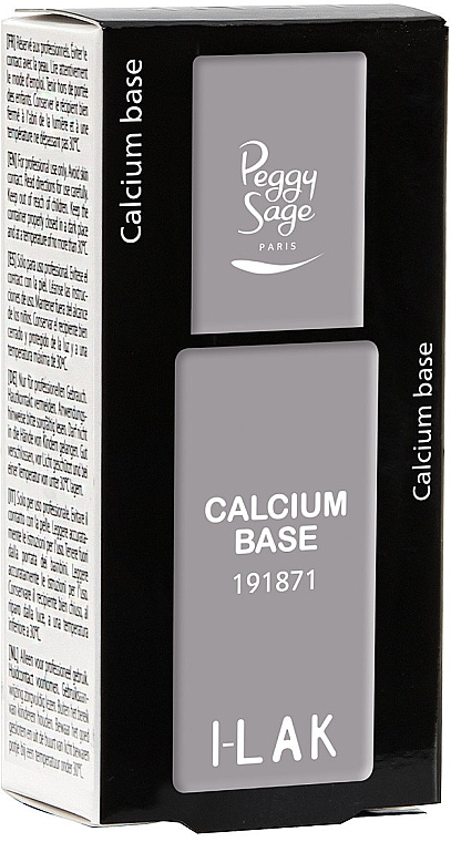 Nagellack-Basis mit Kalzium - Peggy Sage Semi-Permanent Calcium Base — Bild N2