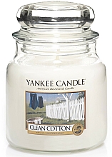 Düfte, Parfümerie und Kosmetik Duftkerze im Glas Clean Cotton - Yankee Candle Clean Cotton Jar
