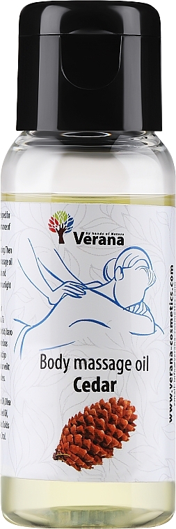 Massageöl für den Körper Cedar - Verana Body Massage Oil — Bild N1