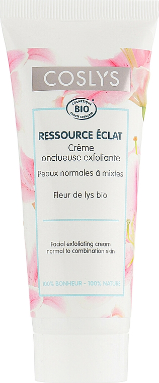 Gesichtscreme für normale und Mischhaut mit Lilienextrakt - Coslys Facial Care Exfoliating Facial Cream With Lily Extract — Bild N2