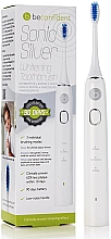 Elektrische aufhellende Zahnbürste weiß-silber - Beconfident Sonic Whitening Electric Toothbrush White/Silver  — Bild N1