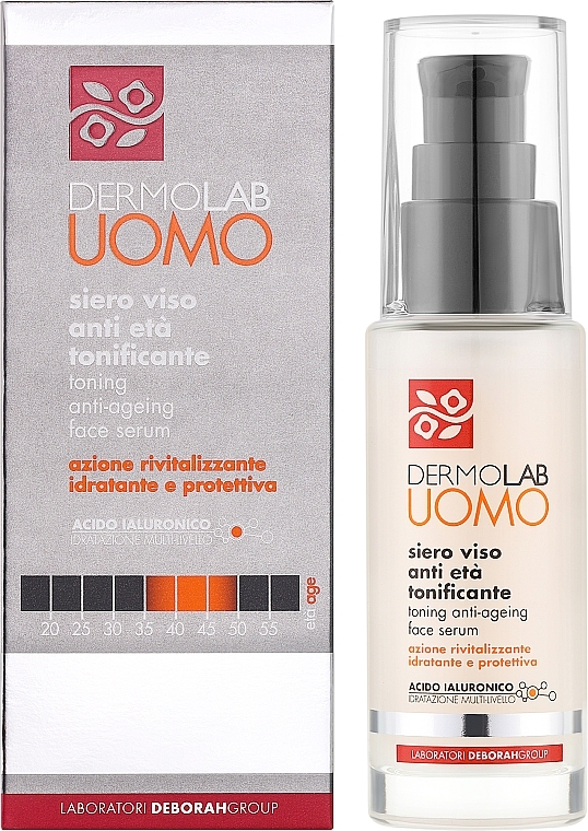 Anti-Aging-Gesichtsserum - Dermolab Uomo Anti-Ageing Face Serum  — Bild N2