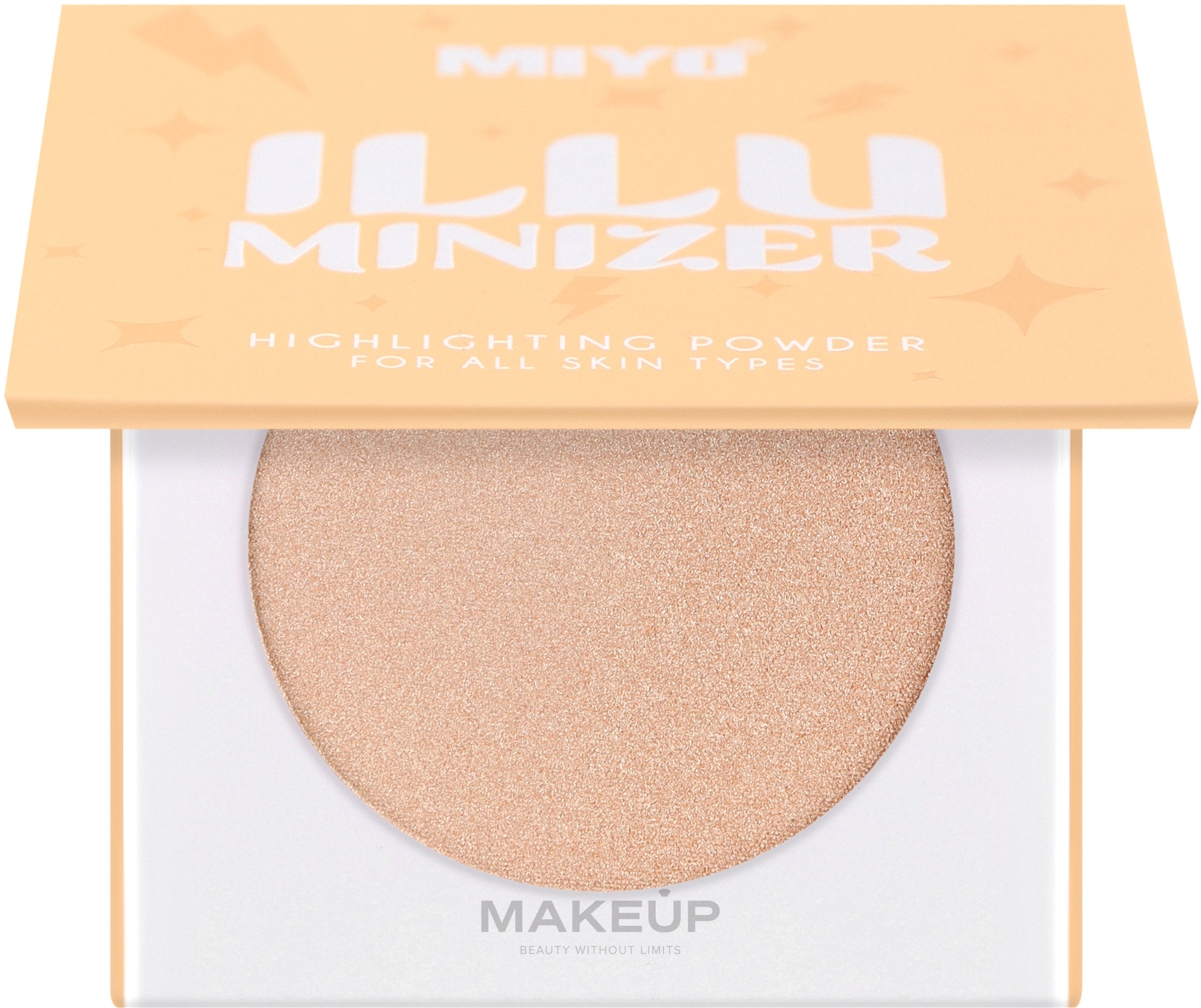Highlighter-Puder für Gesicht und Körper - Miyo Illuminizer Highlighting Powder — Bild 01 - Galle Light
