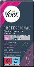 Düfte, Parfümerie und Kosmetik Kaltwachsstreifen Körper und Beine für alle Hauttypen - Veet Wax Strips Normal Skin