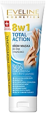 Düfte, Parfümerie und Kosmetik Creme-Maske für Hände und Nägel 8 in 1 - Eveline Cosmetics Hand & Nail Therapy Professional