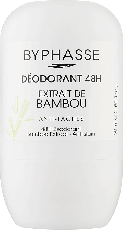 Deo Roll-on Bambusextrakt - Byphasse 48h Deodorant Bamboo Extract — Bild N1