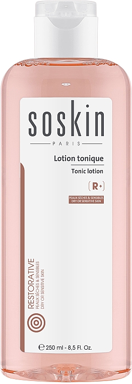 Tonic-Lotion für trockene und empfindliche Gesichtshaut - Soskin Tonic Lotion Dry Sensitive Skin — Bild N1