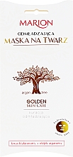 Düfte, Parfümerie und Kosmetik Verjüngende Tuchmaske mit Arganöl und Hyaluronsäure - Marion Golden Skin Care Rejuvenating Face Mask