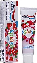Düfte, Parfümerie und Kosmetik Kinderzahnpasta 3-8 Jahre mit Erdbeer- und Minzgeschmack - Aquafresh Slash