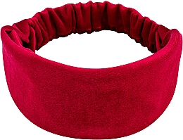 Düfte, Parfümerie und Kosmetik Stirnband Velours gerade rot Velour Classic - MAKEUP Hair Accessories