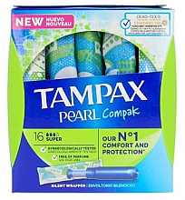 Düfte, Parfümerie und Kosmetik Tampons mit Applikator 18 St. - Tampax Pearl Compak Super