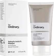 Düfte, Parfümerie und Kosmetik Gesichtsmaske mit 2% Salicylsäure für zu Hautunreiheiten neigende Haut - The Ordinary Salicylic Acid 2% Masque