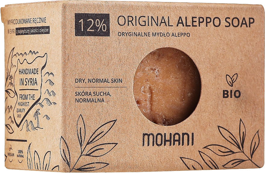 Aleppo-Seife mit 12 % Lorbeeröl - Mohani — Bild N1