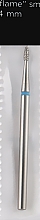 Düfte, Parfümerie und Kosmetik Diamant-Nagelfräser in Geschossform L-4 mm 1,4 mm blau - Head The Beauty Tools