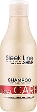Shampoo mit Seidenproteinen - Stapiz Sleek Line Total Care Shampoo  — Bild N1
