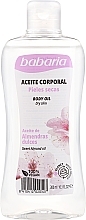 Körperöl-Spray mit süßen Mandeln für trockene Haut - Babaria Sweet Almond Body Oil Spray — Bild N1