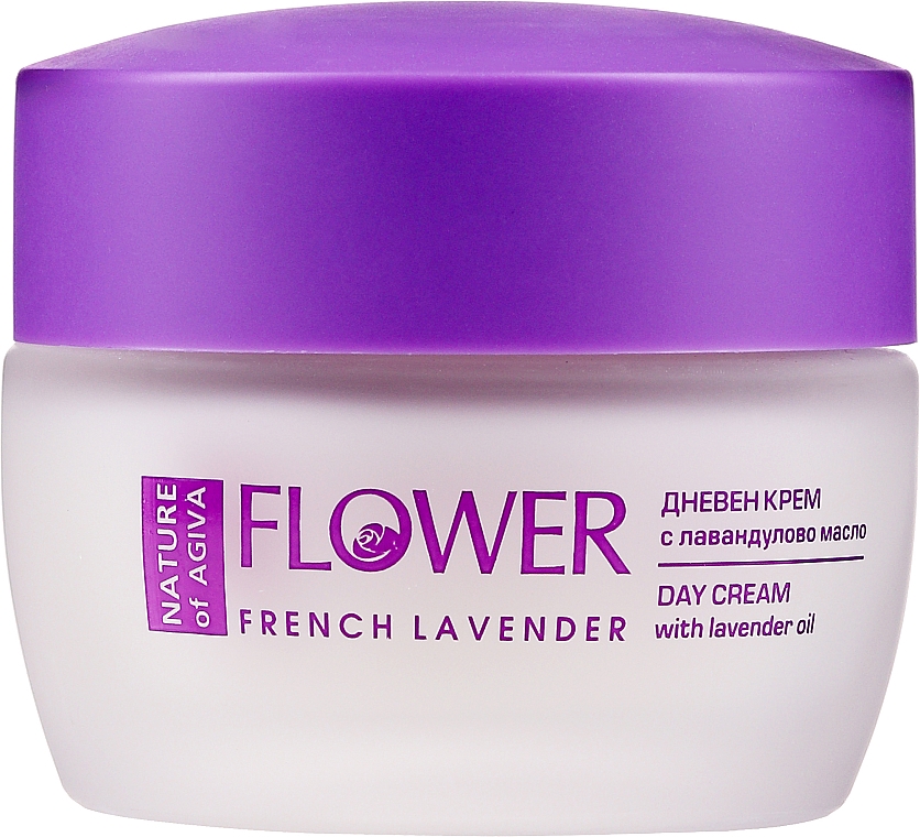 Tagecreme für das Gesicht mit Lavendelöl für trockene und empfindliche Haut - Nature of Agiva Flower Day Cream For Dry Skin — Bild N2