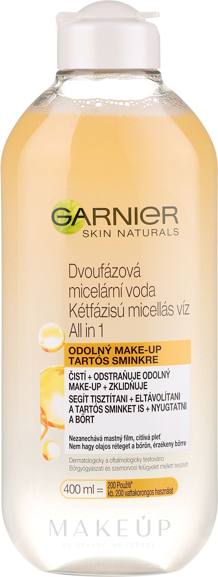 3in1 Zwei-Phasen-Mizellenwasser für jeden Hauttyp - Garnier Skin Naturals All in 1 Micellar Cleansing Water in Oil — Bild 400 ml