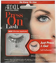 Künstliche Wimpern - Ardell Press On Lashes 101 Black — Bild N1