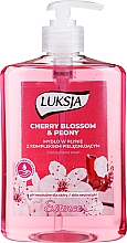 Düfte, Parfümerie und Kosmetik Flüssigseife mit Kirschblüten und Pfingstrose - Luksja Cherry Blossom & Peony
