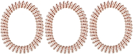 Spiral-Haargummi 3 St. - Invisibobble Slim Of Bronze and Beads — Bild N1
