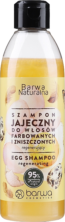 Regenerierendes Ei-Shampoo mit Vitaminkomplex - Barwa Natural Shampoo