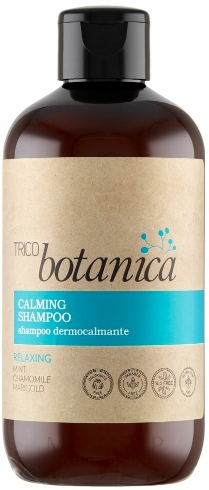 Beruhigendes und reinigendes Shampoo mit Ringelblume und Kamille - Trico Botanica Calming Shampoo — Bild 250 ml