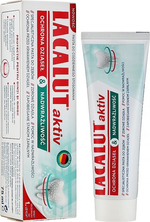 Zahnpasta für Zahnfleischschutz - Lacalut Activ — Bild N2