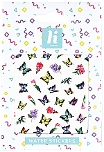 Düfte, Parfümerie und Kosmetik Dekorative Wassersticker für die Nägel Schmetterling - Hi Hybrid Butterfly Water Nail Sticker