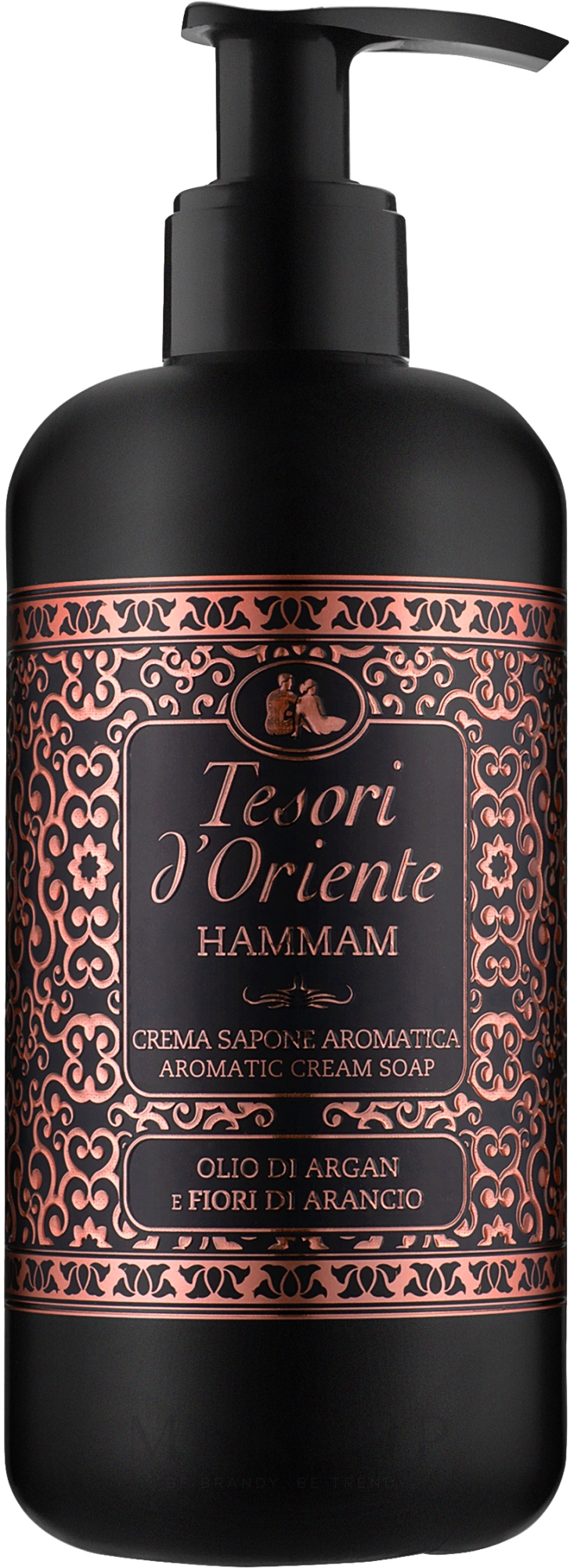 Tesori d`Oriente Hammam - Flüssige Cremeseife für Hände, Gesicht und Körper mit Arganöl und Orangenblumen — Bild 300 ml