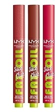 NYX Professional Makeup Fat Oil Slick Click Shiny Lip Balm Trio (3 x Lippenbalsam/2g) - Lippen-Make-up-Set  — Bild N4