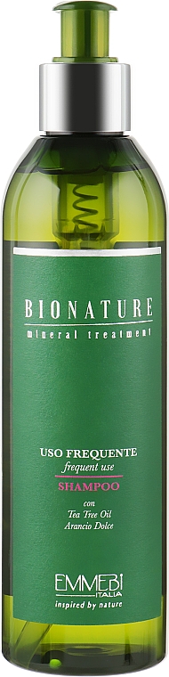Haarshampoo für den täglichen Gebrauch mit Teebaumöl - Emmebi Italia BioNatural Mineral Treatment Frequent Use Shampoo — Bild N3